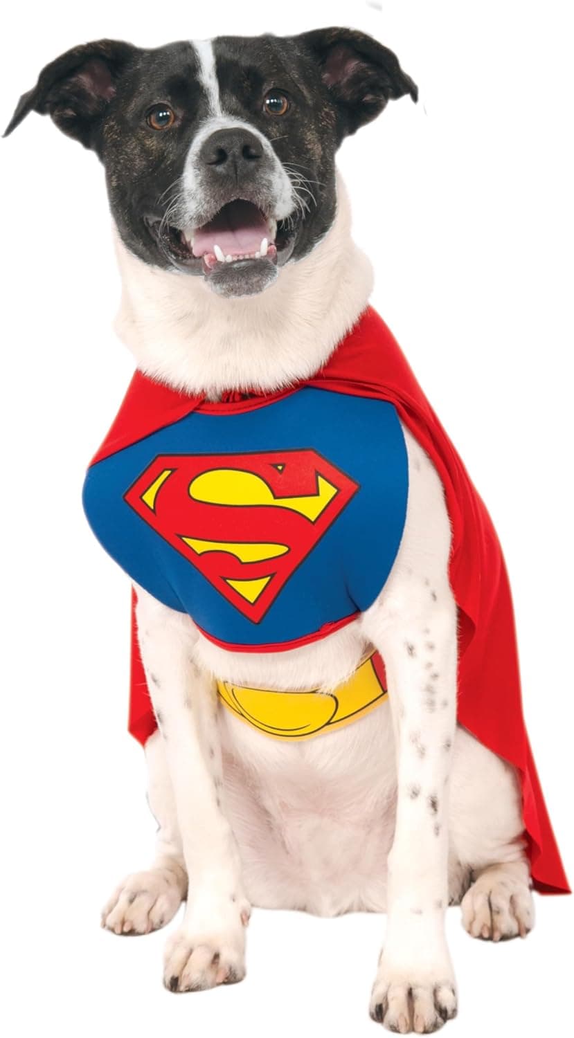 תחפושת לכלב — DC Comics Superheroes: Superman Pet Costume for For Dogs or 
