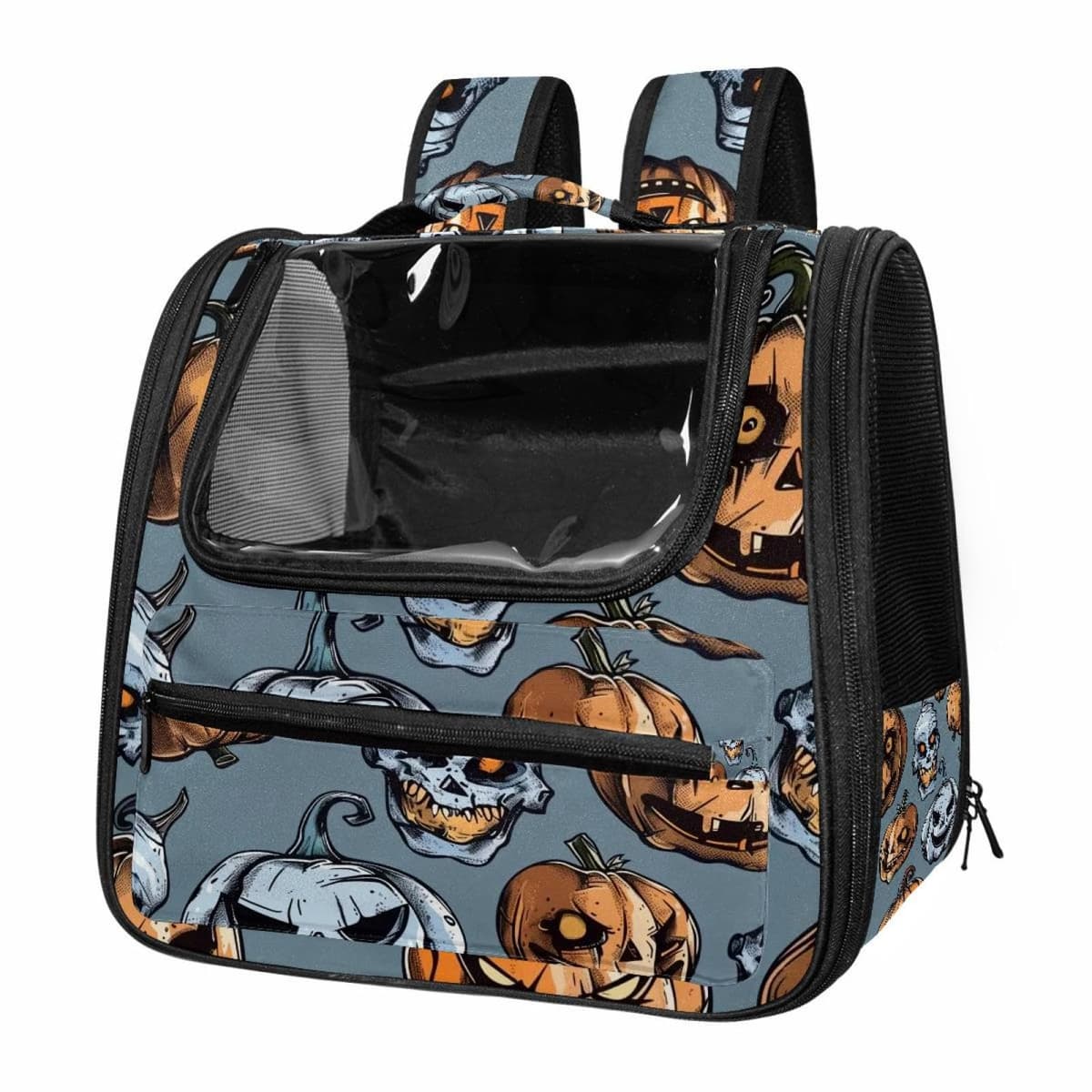 נשאית/תיק לכלב — Pumpkin Helloween5 Pet Cat Backpack Carrier for Kitty Small Dog, Ventilated Pet 