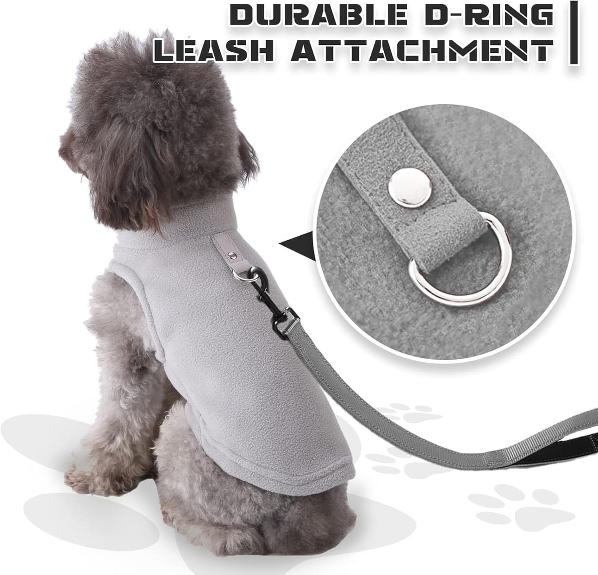 ביגוד לכלב — PETCARE Small Dog Sweater Cat Fleece Vest Soft Dog Jacket wi