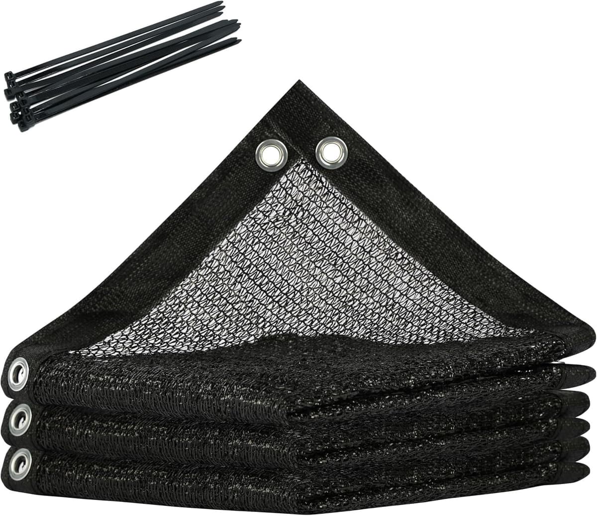 מלונה לכלב — Royal Shade50% Black Shade Cloth 16FT x 24FT Mesh Tarp with Grommets for Garden 