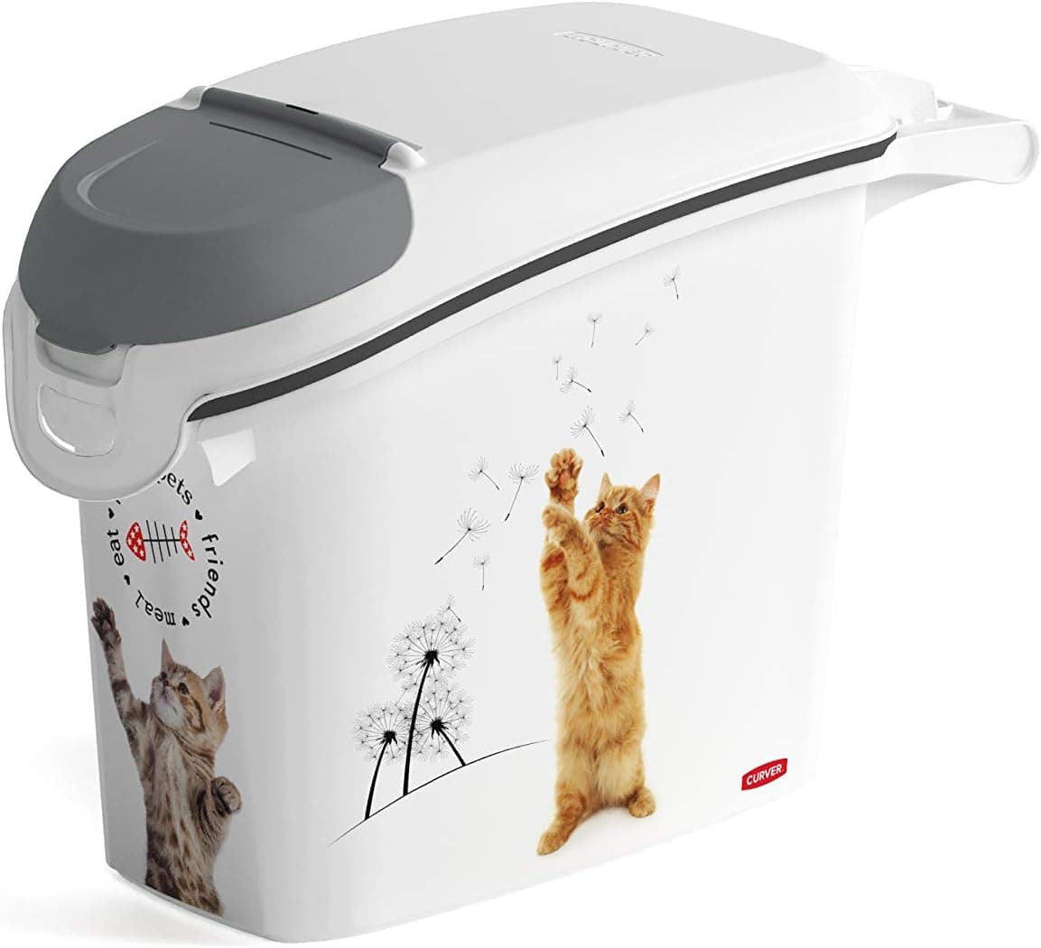 מיכל אחסון מזון לכלב — Curver Dog Food Container – 6 kg/15 L – Airtight Odour-Proof Storage for Cats – 