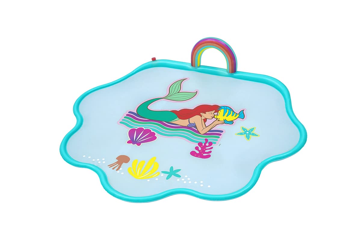 בריכה לכלב — Disney Little Mermaid Splash Pad | Outdoor Sprinkler Water Toy for Children | Ma