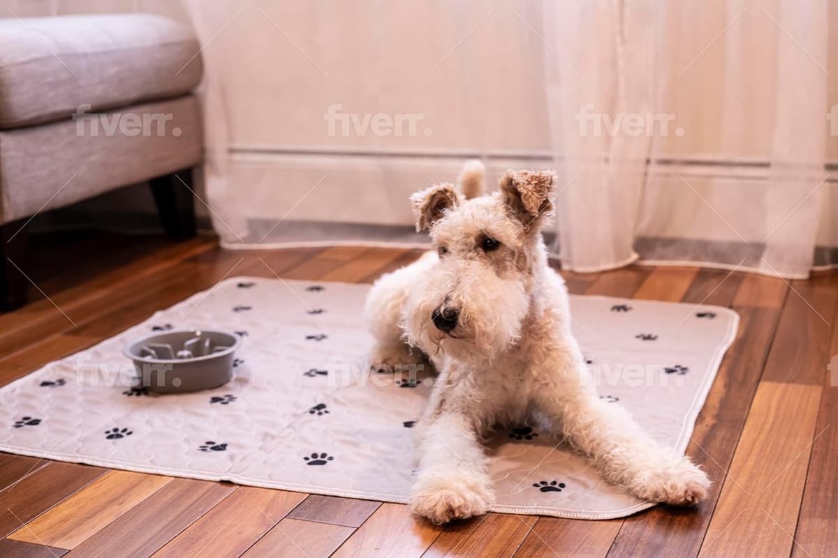 פדים/חיתולים לכלב — Washable Dog Pee Pads with Free Grooming Gloves, Reusable Puppy Pee Pads for Whe