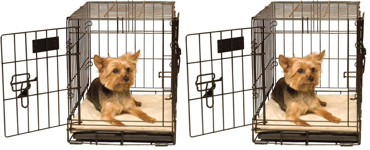 מיטה לכלב קטן — K&H Pet Products Self-Warming Dog Crate Bed, Machine Washable Dog Crate Mat, Tan