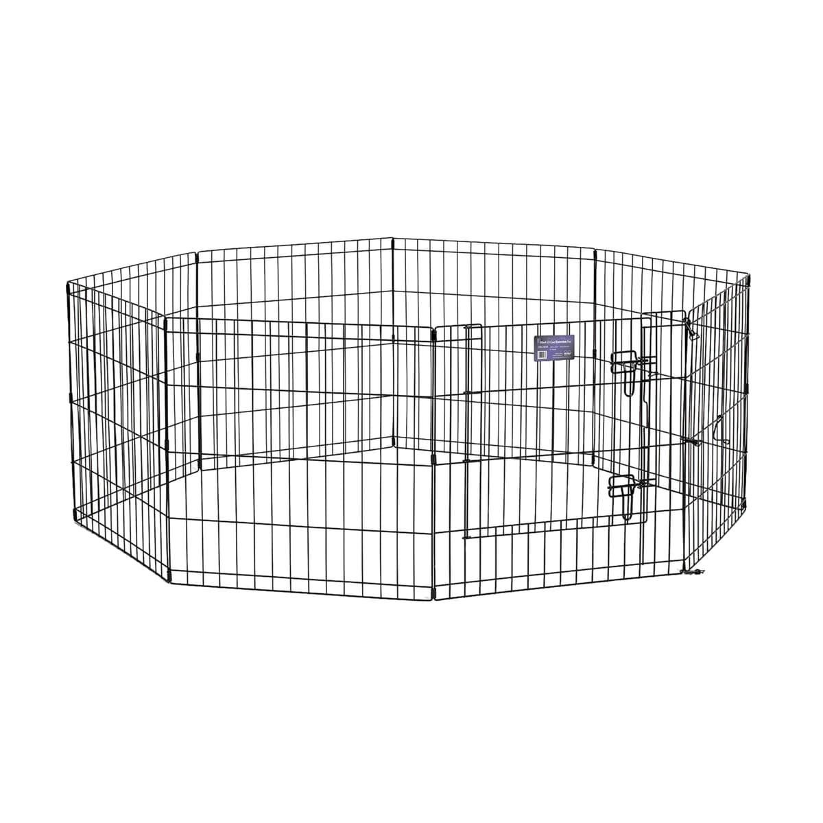 מלונה לכלב — MidWest Homes for Pets 24-Inch Exercise Pen, for Indoor and Outdoor Use, 16 Sq F