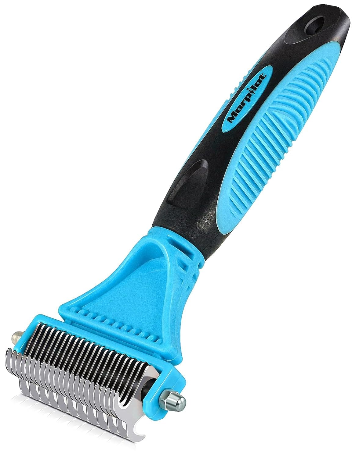 מברשת טיפוח לכלב — Morpilot Dog Grooming Brush, Dog Dematting Comb Tool, Cat Comb - 23+12 Double Si