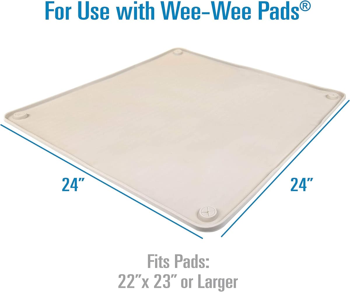 פדים/חיתולים לכלב — Four Paws Wee-Wee Silicone Pee Pad Holder for Dogs &amp; Puppies, Washable Dog H