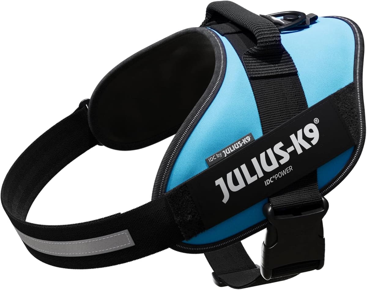 רתמה/רצועה לכלב — Julius-K9, 16IDC-AM-2, IDC Powerharness, Dog Harness, Size: 2, Aquamarine
