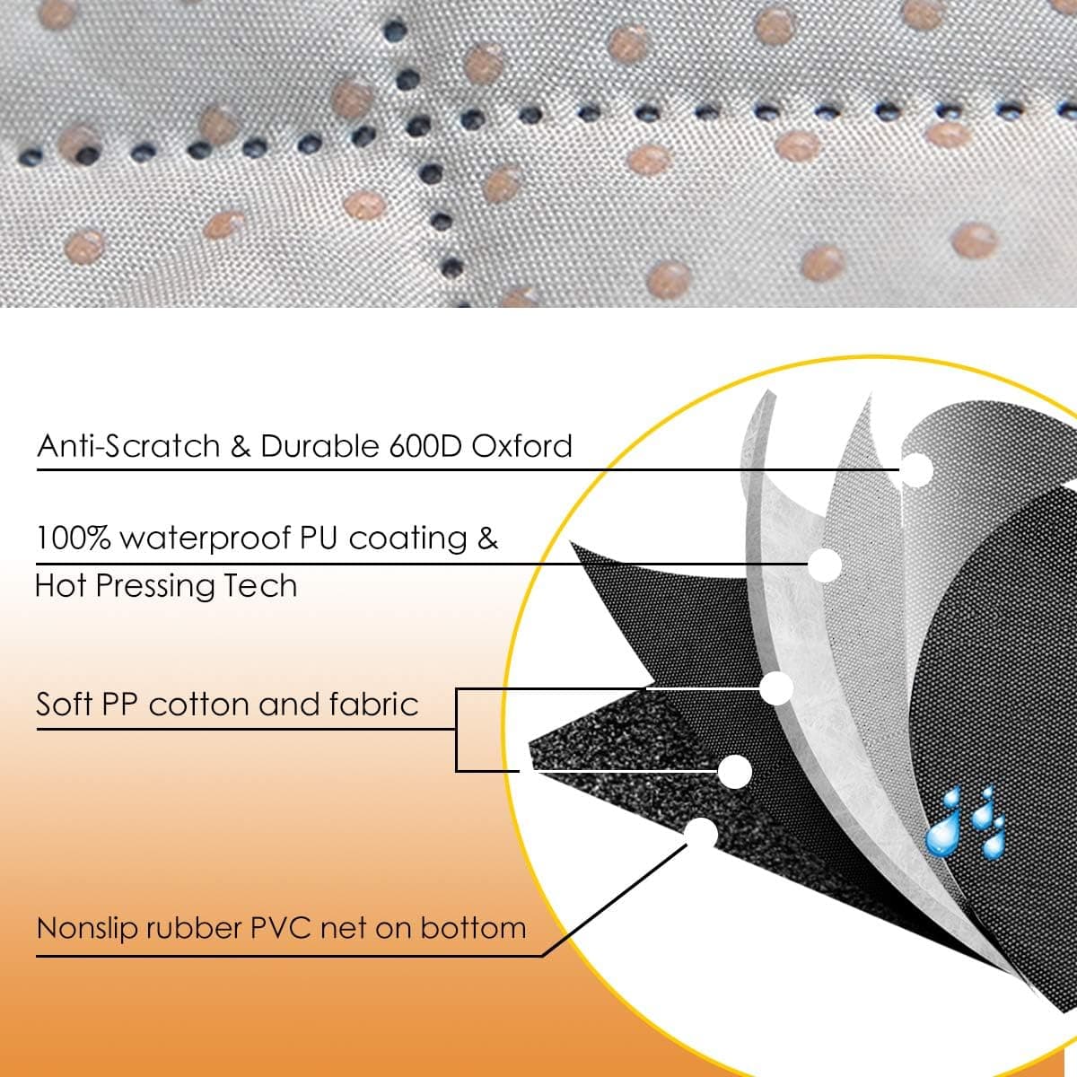 כיסוי רכב לכלב — Honest Dog Car Seat Covers, Dog seat Cover with Side Flap for Cars, Trucks, and 