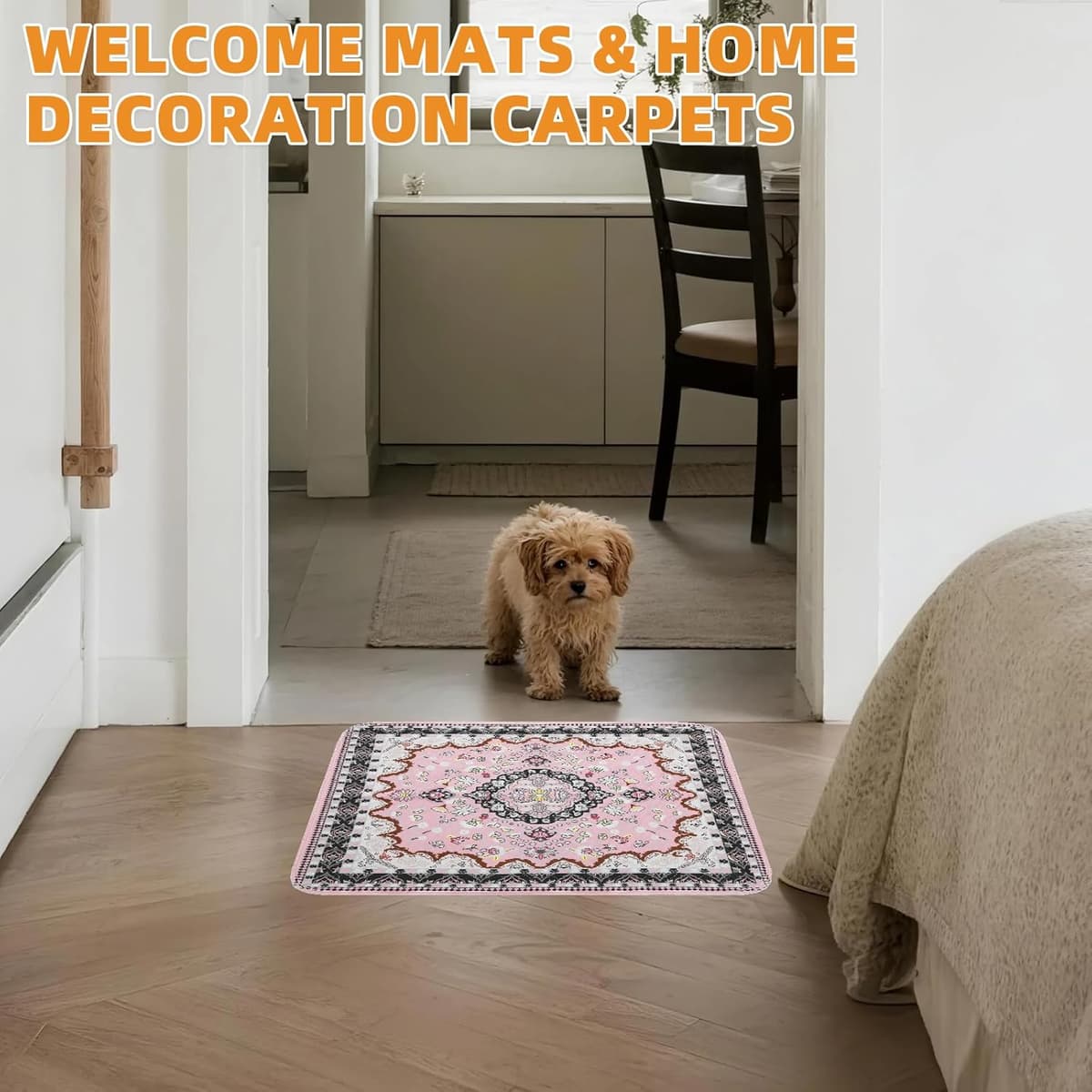 פדים/חיתולים לכלב — KOOLTAIL Washable Pee Pads for Dogs, 4 Pack Super Absorbent Reusable Puppy Train