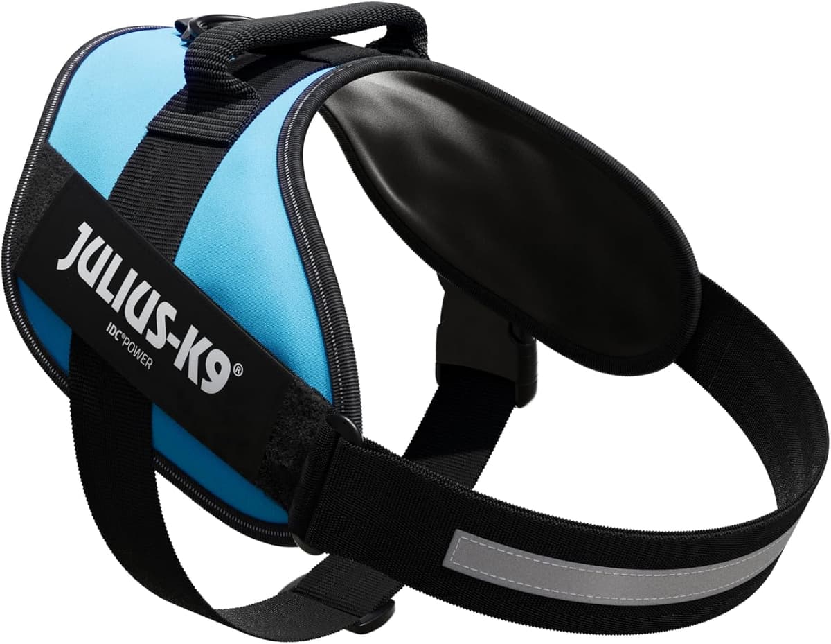 רתמה/רצועה לכלב — Julius-K9, 16IDC-AM-2, IDC Powerharness, Dog Harness, Size: 2, Aquamarine