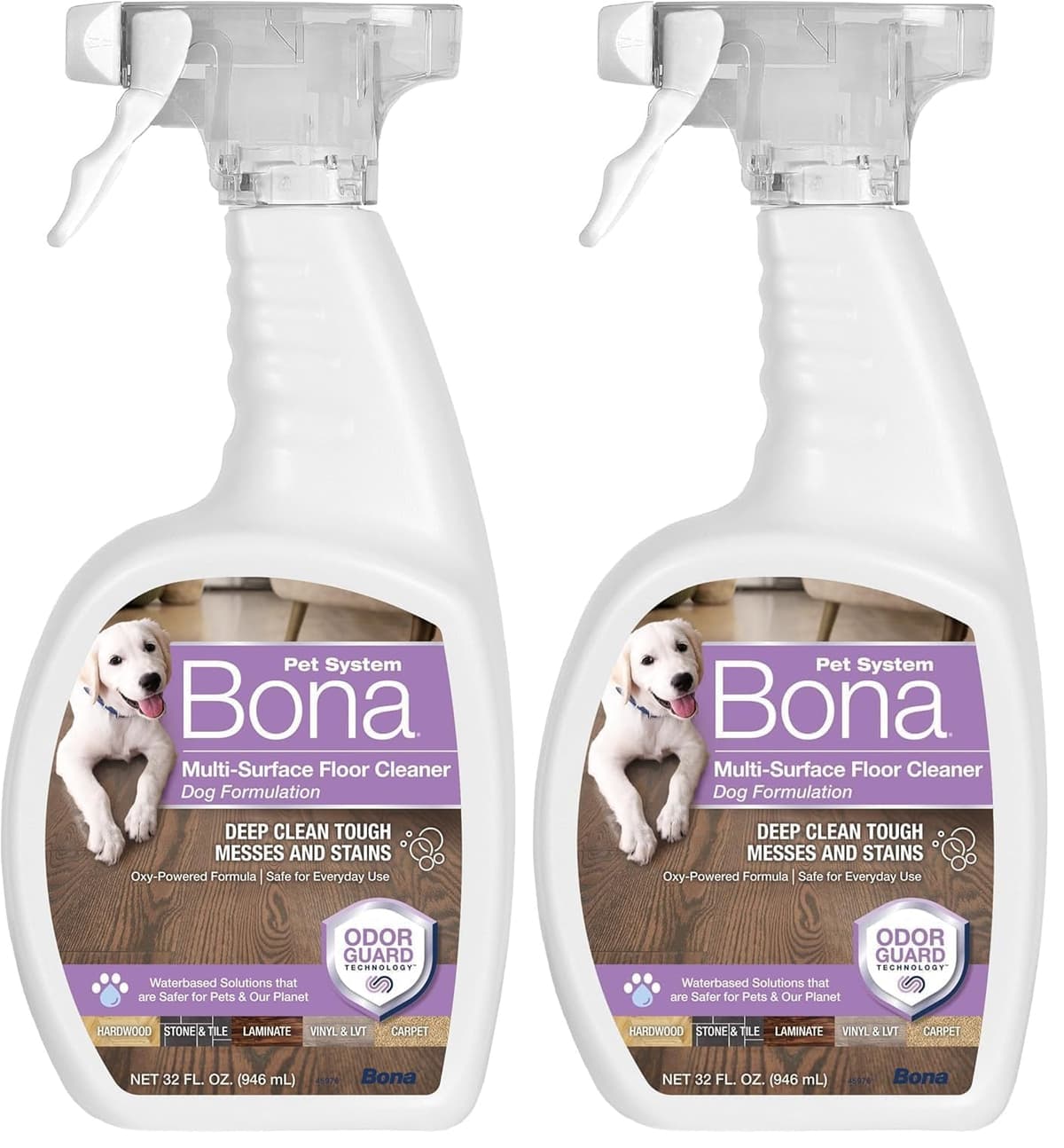 מוצר ניקיון לכלב — Bona Pet Spray Odor Eliminator, Dog Formulation, 32 fl oz, Safe for Carpeted Are