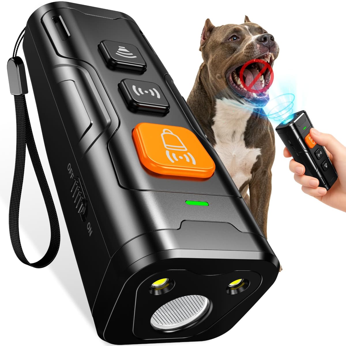 עזר אילוף לכלב — Dog Bark Deterrent Devices, Ultrasonic Anti Barking Device for Dogs, Stopping Ow