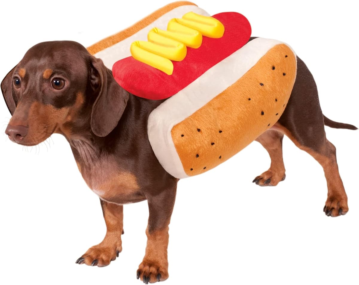 תחפושת לכלב — Rubies Hot Dog Pet Costume for Dogs or Cats, XL
