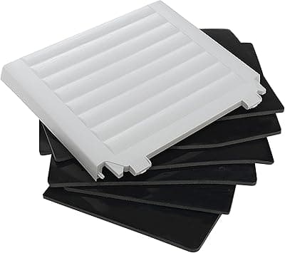 מלונה לכלב — Ferplast Dog Kennel Insulation Panels, Kit of 6 PVC Panels for Dogvilla 70, Blac