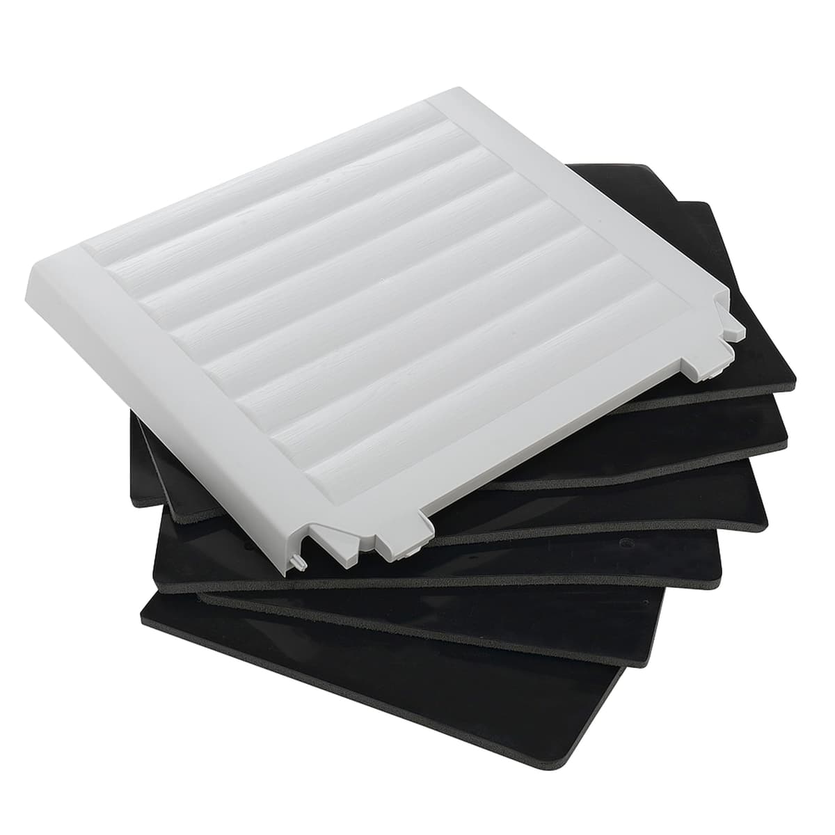 מלונה לכלב — Ferplast Dog Kennel Insulation Panels, Kit of 6 PVC Panels for Dogvilla 70, Blac