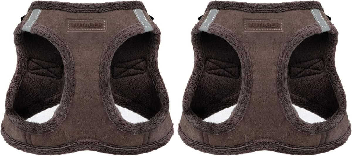 רתמה/רצועה לכלב — Voyager Step-in Plush Dog Harness – Soft Plush, Step in Vest Harness for Small a