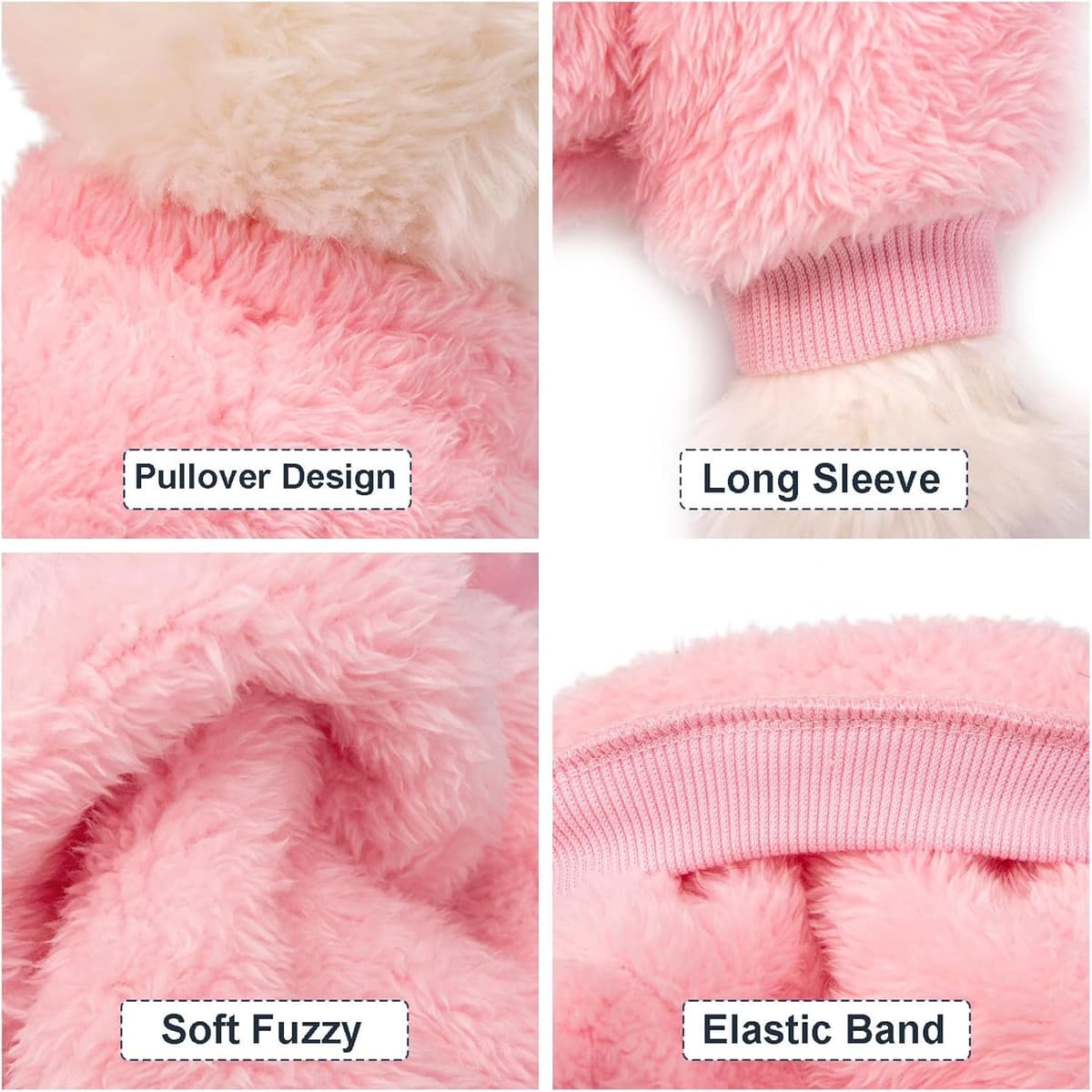 ביגוד לכלב — Dog Sweater, 3 Pack Dog Sweaters for Small Dogs, Dog Clothes