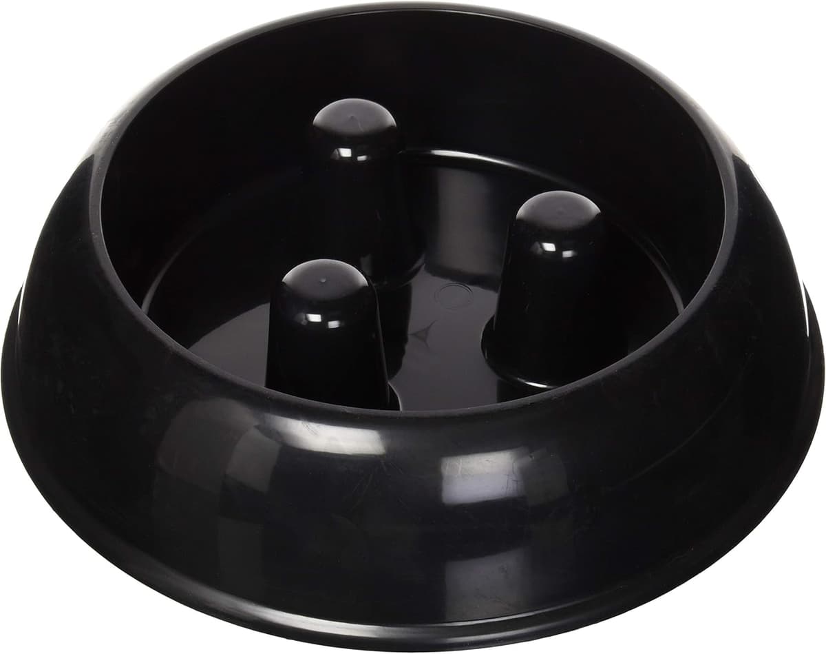 קערת האכלה לכלב — Brake-Fast Dog Food Slow Feed Bowl - Medium Blue