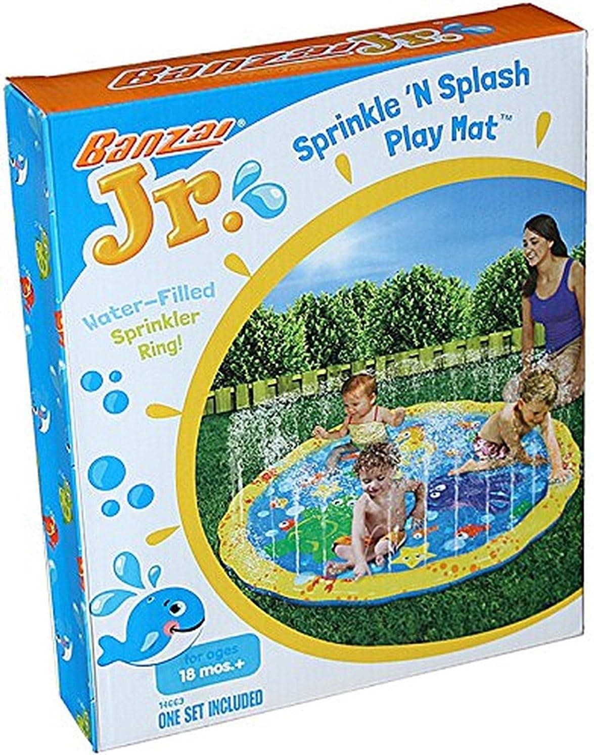 בריכה לכלב — BANZAI 54In-Diameter Sprinkle &amp; Splash Play Mat