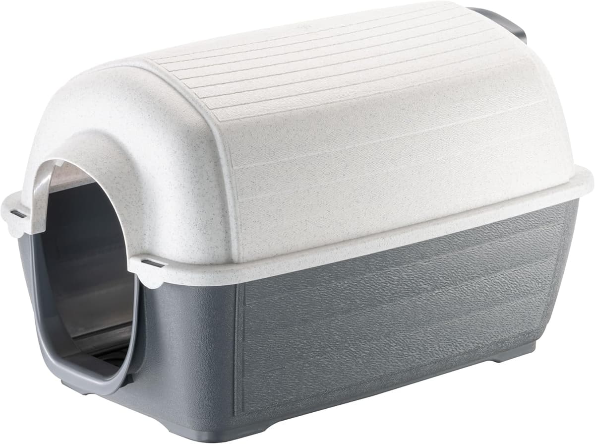 מלונה לכלב — Ferplast Outdoor Dog Kennel Kenny MINI Dog House Made of Imp