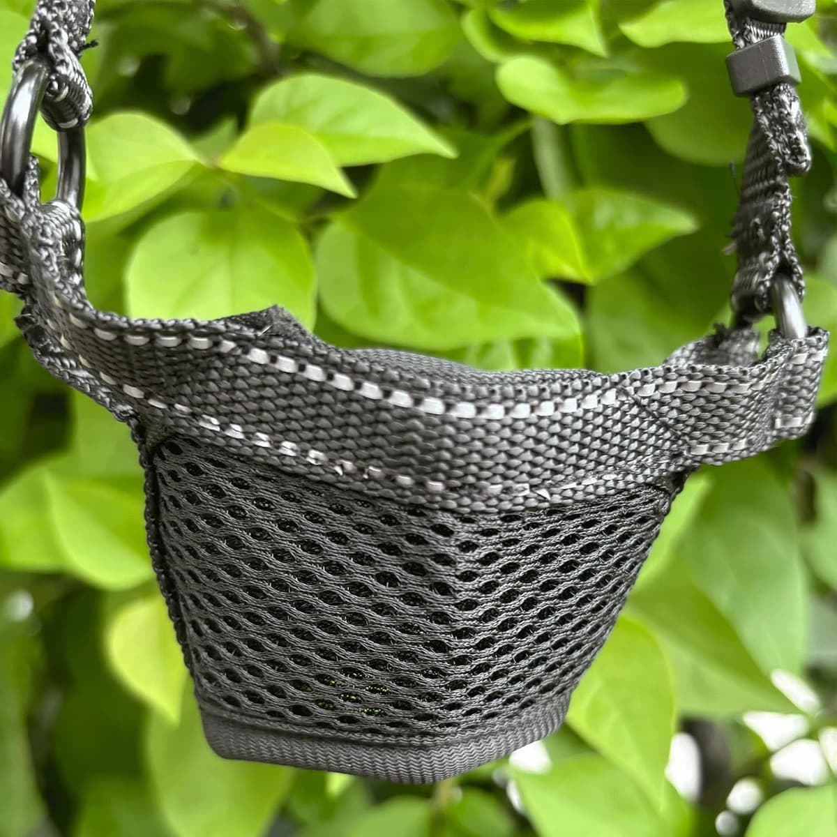 מחסום פה לכלב — New Dog Muzzle for Small Dogs, to Prevent Biting, Soft Material with Reflective 