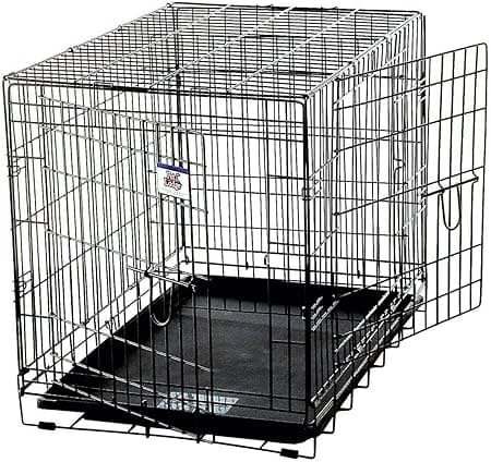 כלוב לכלב — Pet Lodge® Wire Dog Crate | Small Pet Carrier | Easy to Clean | Multi-Functional