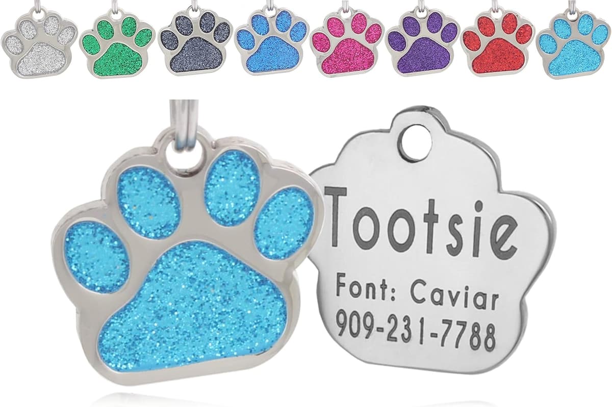 תג שם/זיהוי לכלב — Pet ID Tags, Personalized Dog Tags and Cat Tags, Custom Engr
