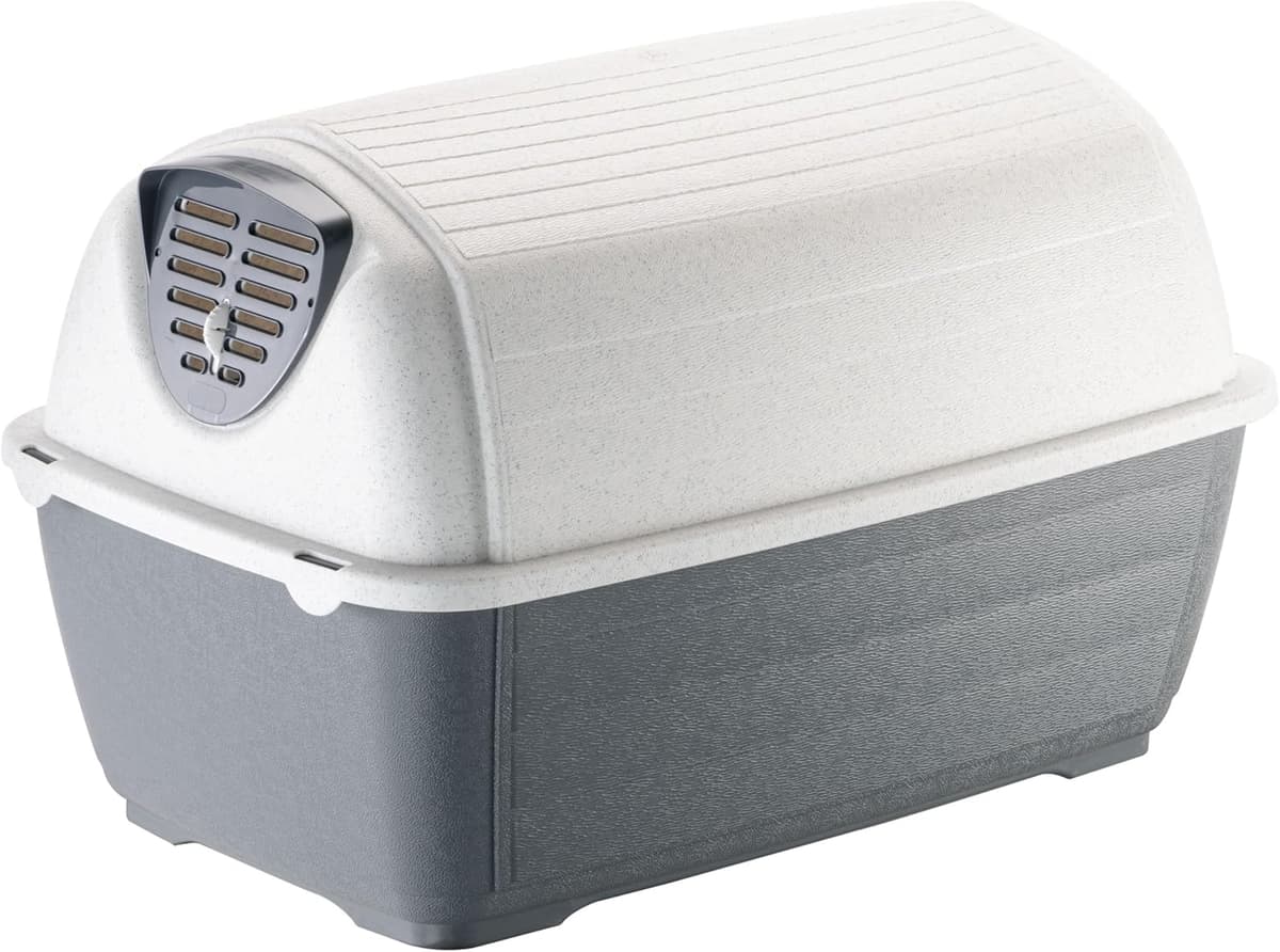 מלונה לכלב — Ferplast Outdoor Dog Kennel Kenny MINI Dog House Made of Imp