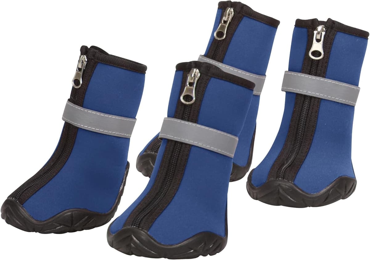 נעליים/מגפיים לכלב — Zack &amp; Zoey ThermaPet Neoprene Boots, Blue, XX-Small