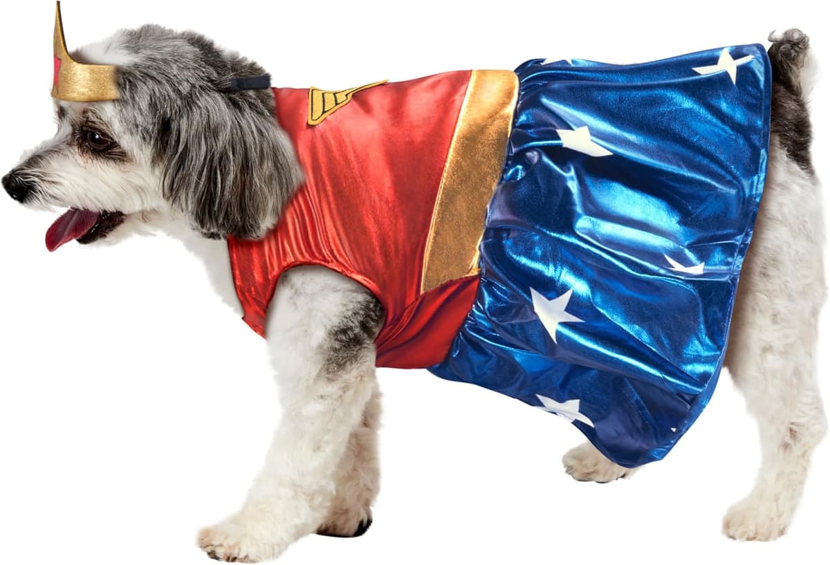 תחפושת לכלב — DC Comics: Wonder Woman Pet Costume for For Dogs or Cats by 