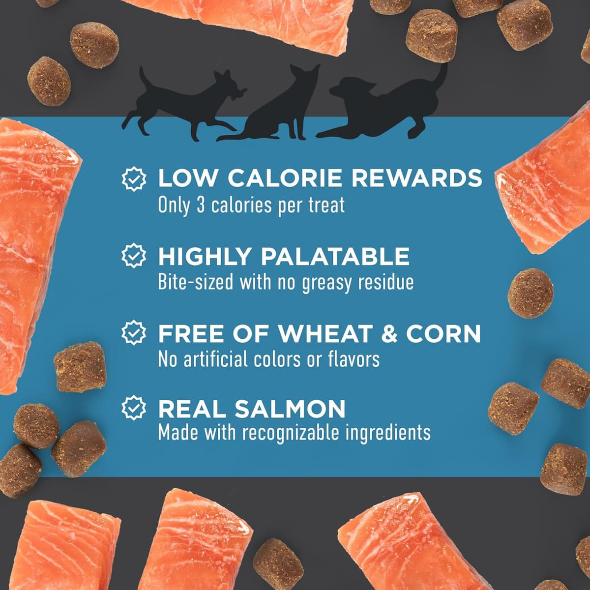 עזר אילוף לכלב — Cloud Star Tricky Trainers Chewy Dog Treats,Salmon,14 oz. Pouch,(Pack of 2)