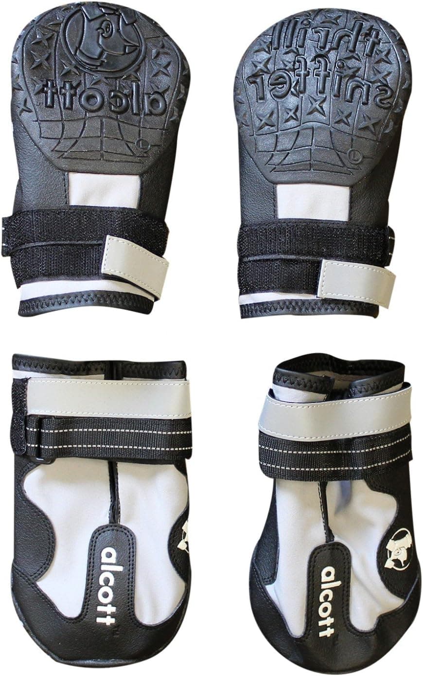 נעליים/מגפיים לכלב — Alcott Explorer 2.75-Inch Adventure Boots, Medium, Grey and 