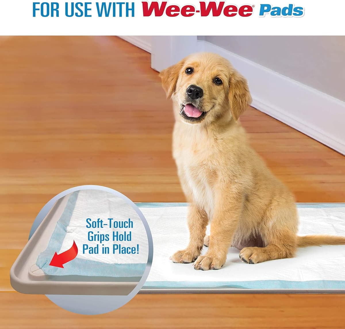 פדים/חיתולים לכלב — Four Paws Wee-Wee Silicone Pee Pad Holder for Dogs &amp; Puppies, Washable Dog H