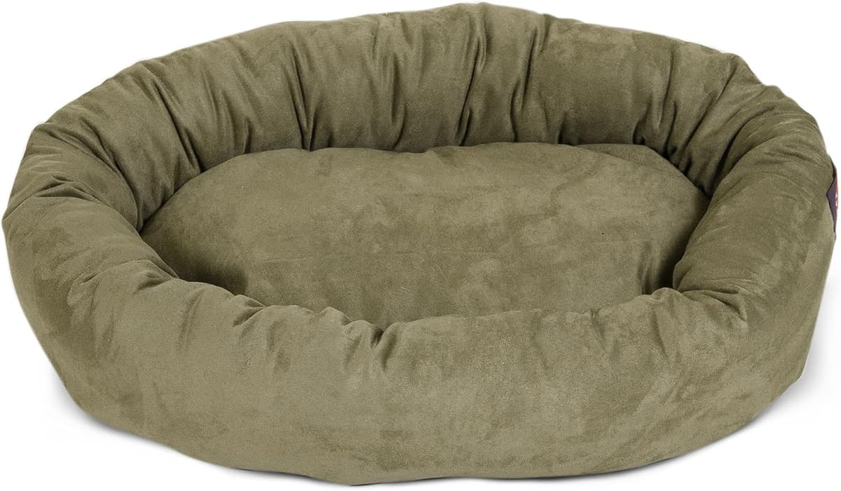 מיטה לכלב קטן — Majestic Pet 24 Inch Suede Calming Dog Bed Washable – Cozy S