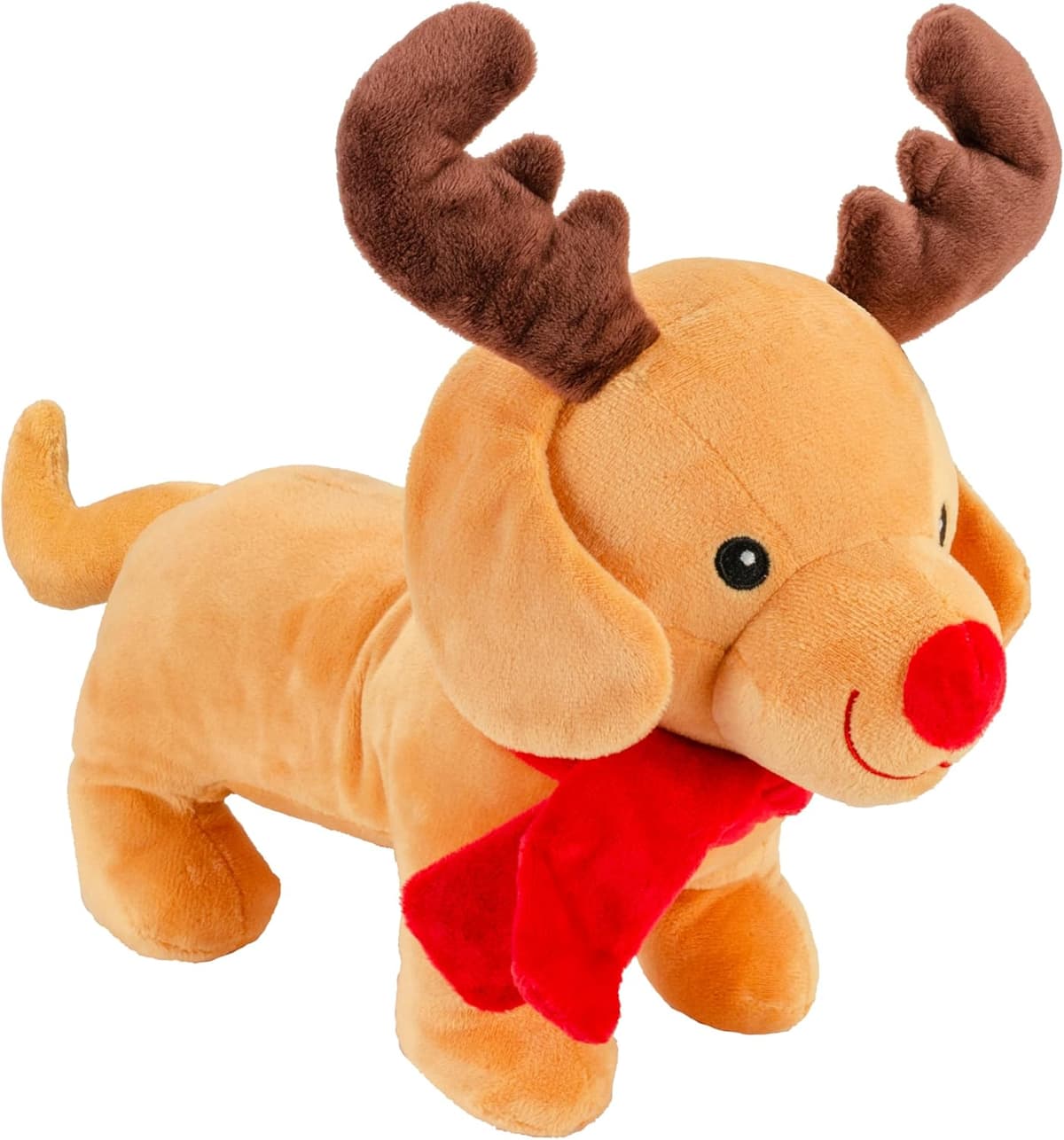 צעצוע לכלב — Giftable World Holiday Plush Pet Toy Fun for Christmas Designs with Squeaker Dog