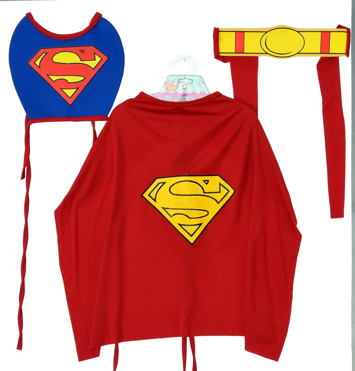 תחפושת לכלב — DC Comics Superheroes: Superman Pet Costume for For Dogs or 