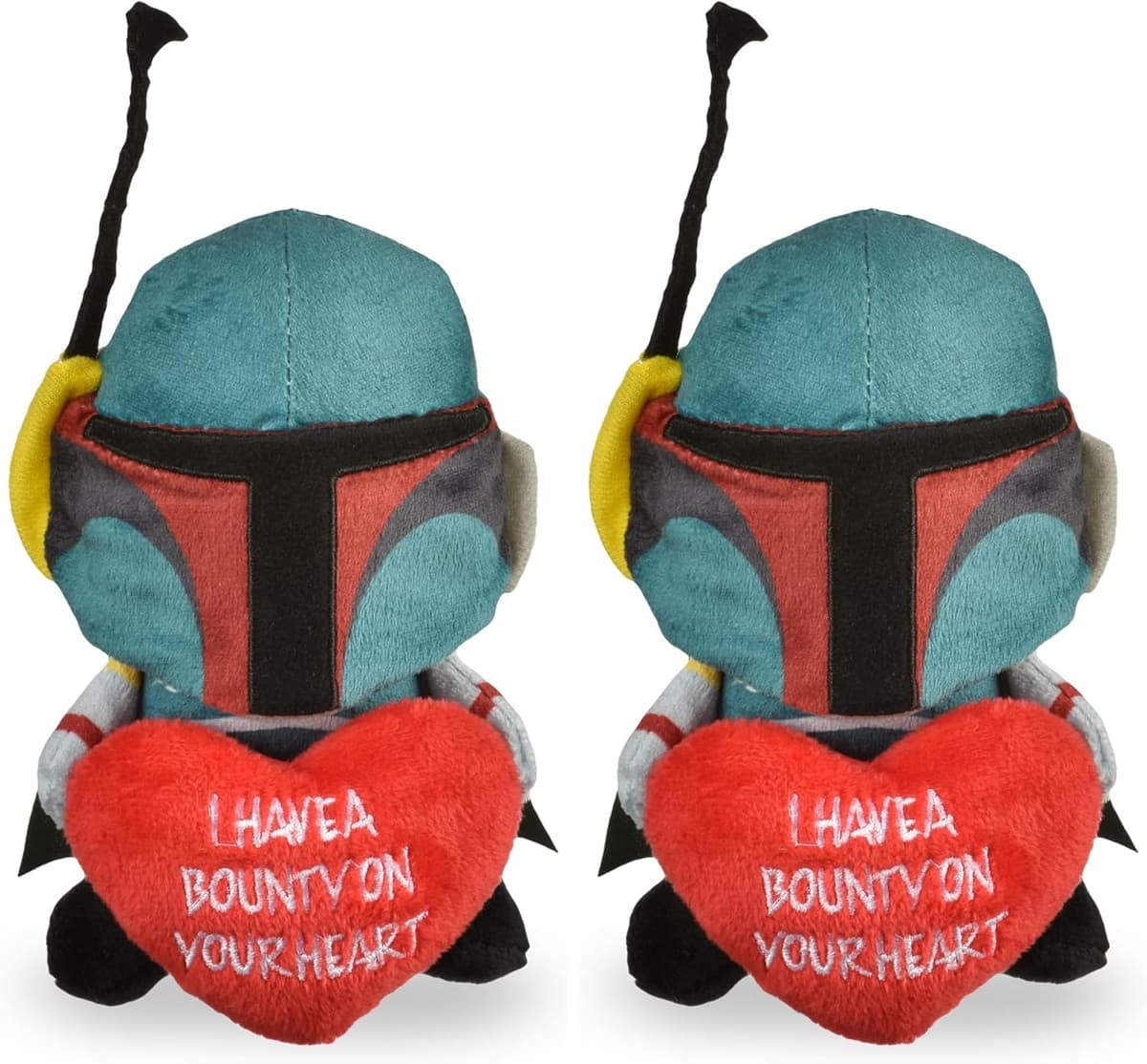 צעצוע לכלב — STAR WARS Dog Toy Boba Fett Plush Squeaker| 9” Mandalorian Bounty on Your Heart 