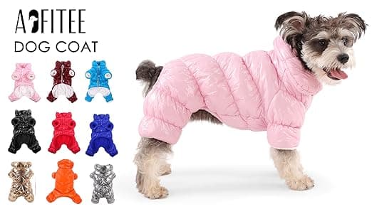 מעיל לכלב — AOFITEE Dog Coat, Dog Winter Jacket, Fullbody Dogs Winter Coat Snowsuit, Waterpr
