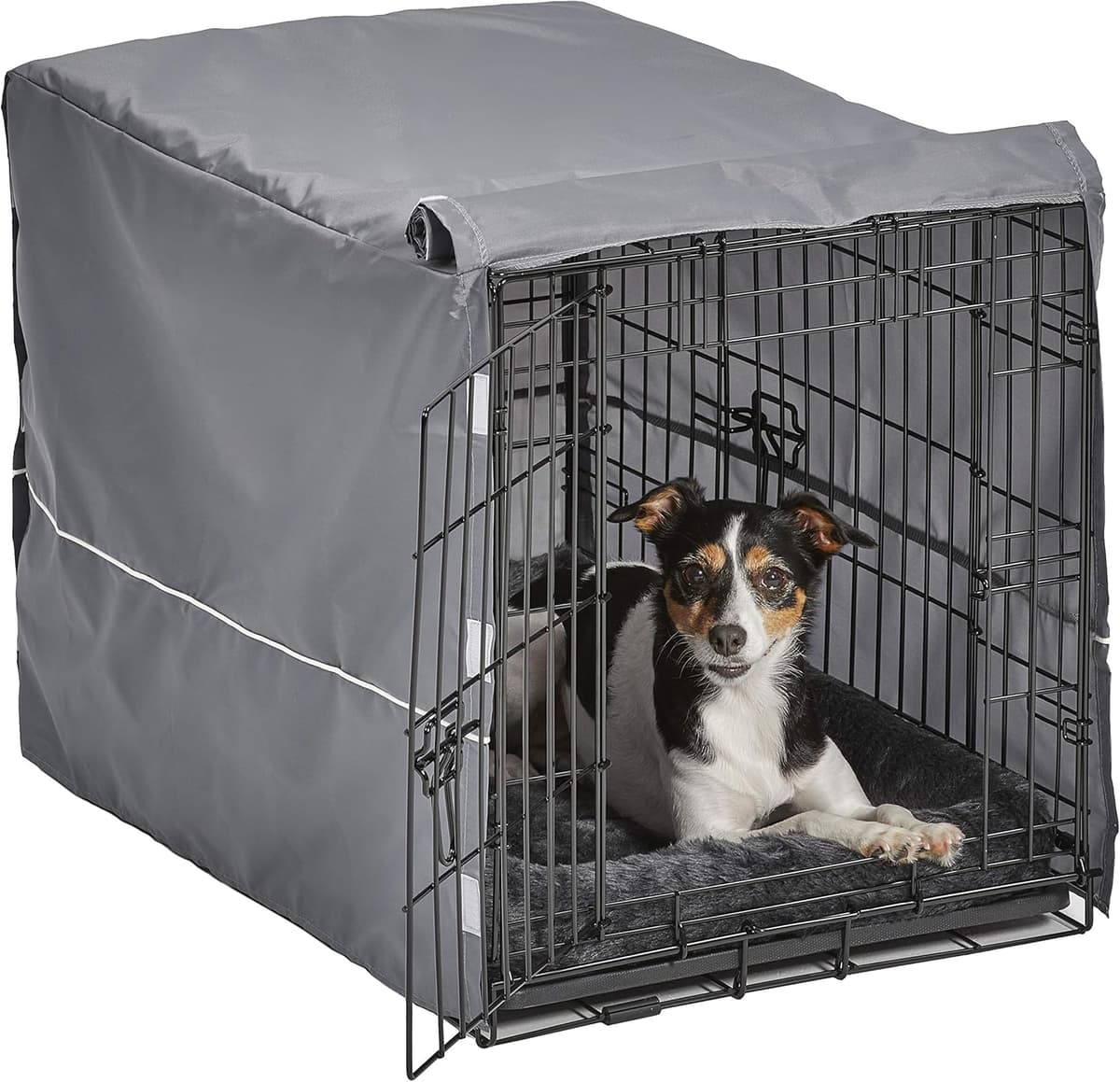 כלוב/כלייה לכלב — MidWest Homes for Pets Double Door 30-inch Dog Crate Kit, Bundle Includes a Two-