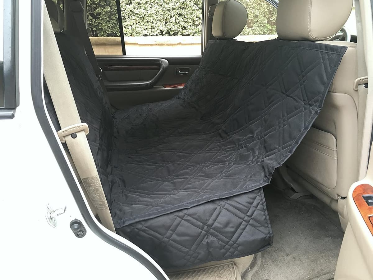 כיסוי רכב לכלב — Formosa Covers Deluxe Dog Car Seat Hammock Quilted Cover with Non-Slip Backing B