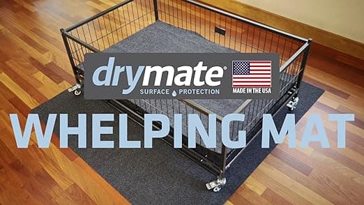 פד לכלב — Drymate Whelping Box Liner Mat, Machine Washable, Super Absorbent, Waterproof, Q