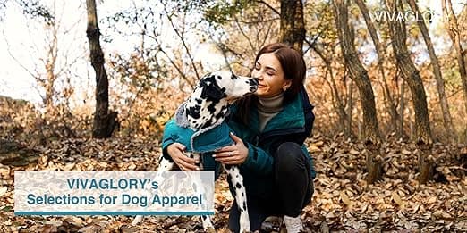 מעיל לכלב — VIVAGLORY Frostfit Dog Coat, Dog Jacket for Winter & Cold Weather, Warm Fluffy F