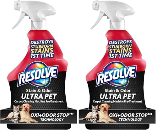 מוצר ניקיון לכלב — Resolve Ultra Pet Odor and Stain Remover Spray – Carpet Cleaner for Cat and Dog