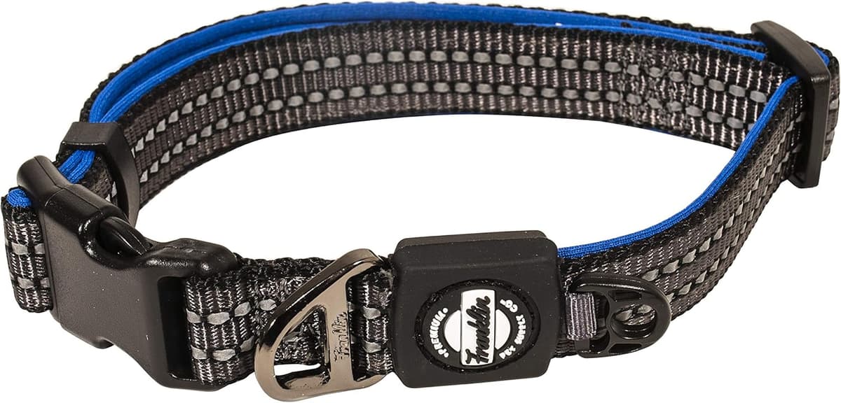 קולר לכלב — Franklin Pet Supply Co. - Nylon Dog Collar - Reflective Comfort - Fit - Neoprene
