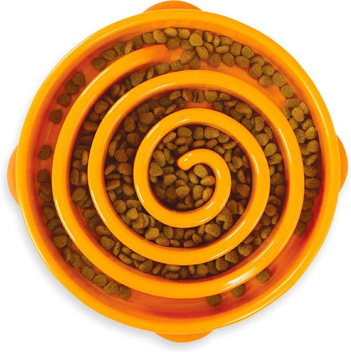 קערת האכלה לכלב — Outward Hound Fun Feeder Slo Bowl – Large 4‑Cup Capacity, Slow Feeding, Medium t