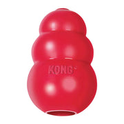 קונג לכלב KONG Classic – גומי טבעי לעיסוי החניכיים + אפשרות למילוי חטיפים | מגיע במגוון גדלים XS-XXL