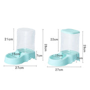 מתקן אוכל ומים אוטומטי לחתולים וכלבים – קיבולת 3.8 ליטר | שילוב מושלם לאוכל ומים