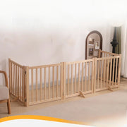 גדר עץ מתקפלת לכלבים וחתולים – לשימוש בתוך הבית | שילוב חופשי וללא התקנה