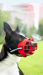 מחסום לכלב נגד נביחות ונשיכות – מחסום רשת נושם עם רצועה רפלקטיבית | מתאים לכל עונות השנה